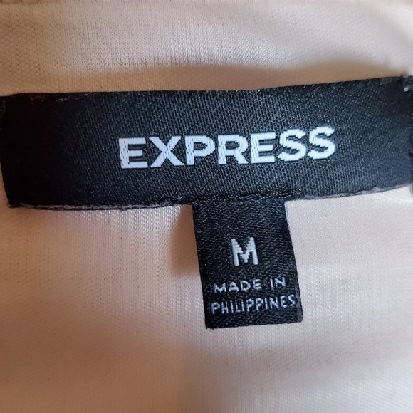 Express Strapless Overlay Layered Dress Medium - Picture 9 of 11